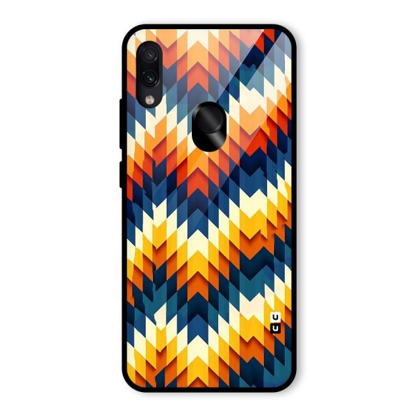 Delightful Design Glass Back Case for Redmi Note 7