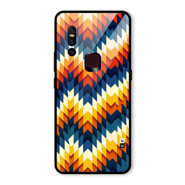 Delightful Design Glass Back Case for Vivo V15