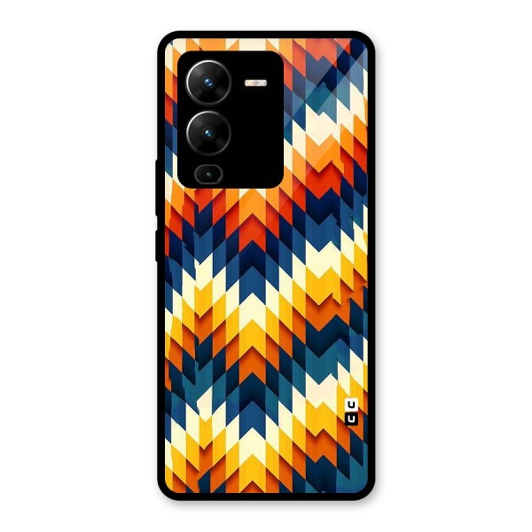 Delightful Design Glass Back Case for Vivo V25 Pro