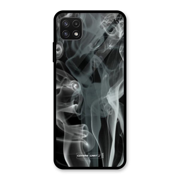 Dense Smoke Glass Back Case for Galaxy A22 5G