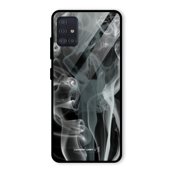 Dense Smoke Glass Back Case for Galaxy A51