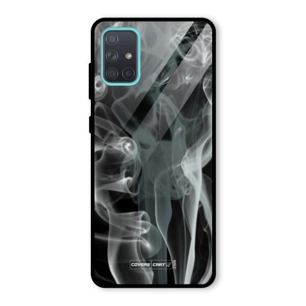 Dense Smoke Glass Back Case for Galaxy A71