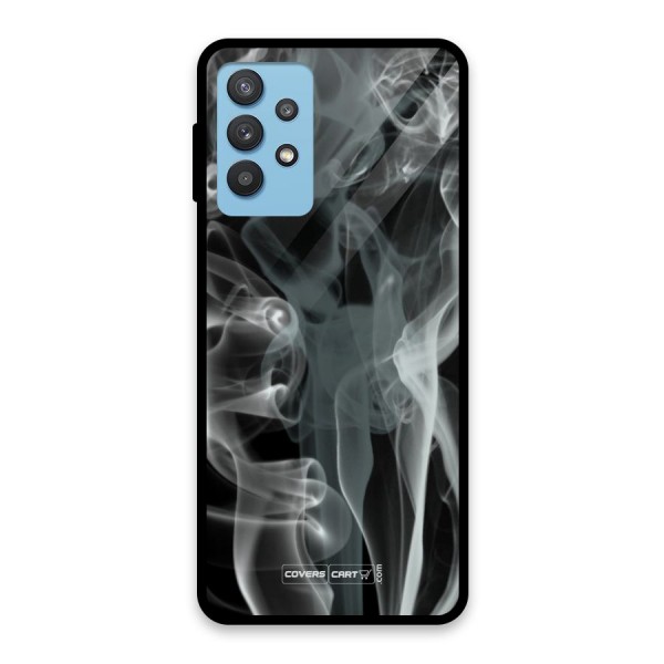 Dense Smoke Glass Back Case for Galaxy M32 5G