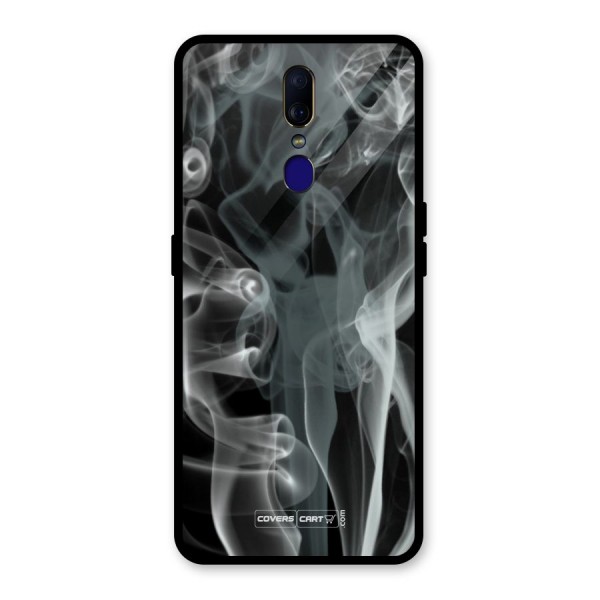 Dense Smoke Glass Back Case for Oppo F11