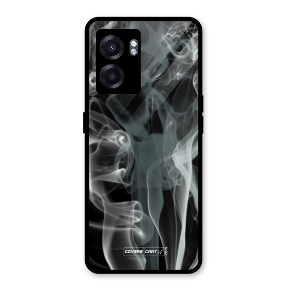 Dense Smoke Glass Back Case for Oppo K10 (5G)