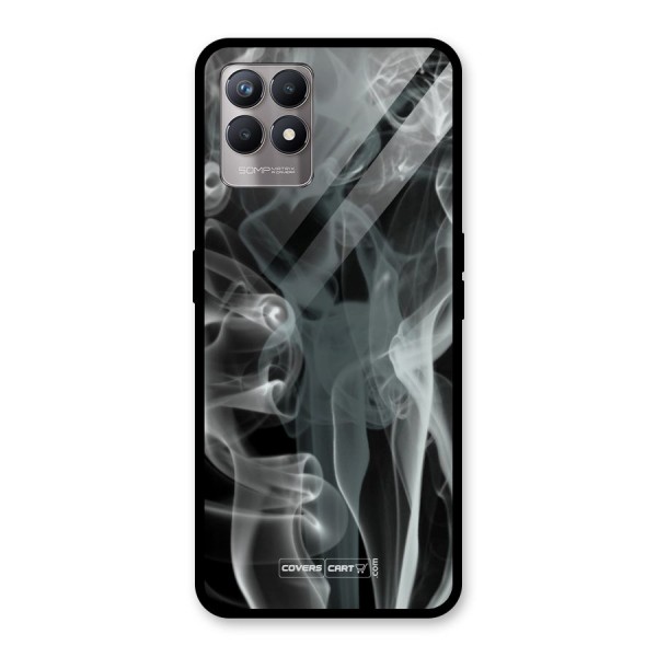 Dense Smoke Glass Back Case for Realme 8i