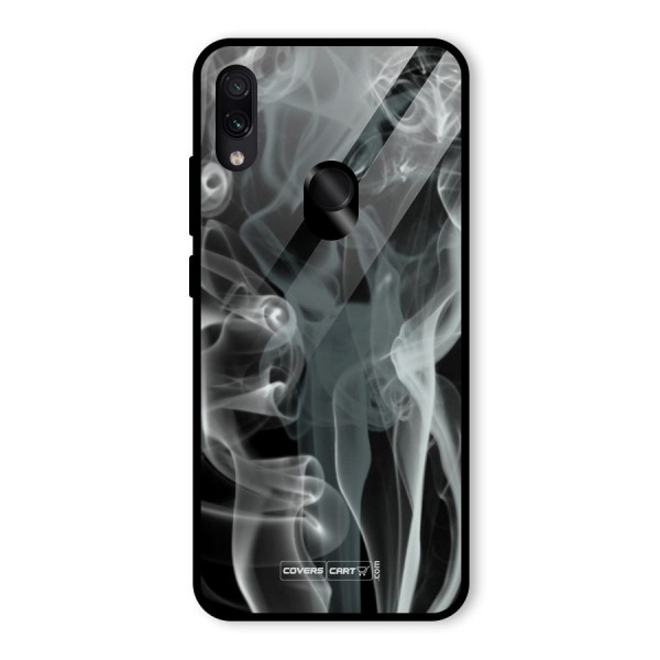 Dense Smoke Glass Back Case for Redmi Note 7