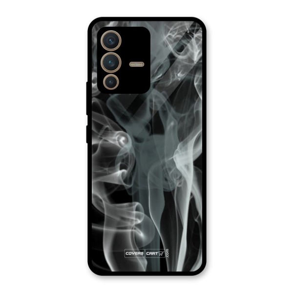 Dense Smoke Glass Back Case for Vivo V23 5G