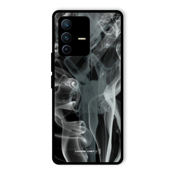 Dense Smoke Glass Back Case for Vivo V23 Pro