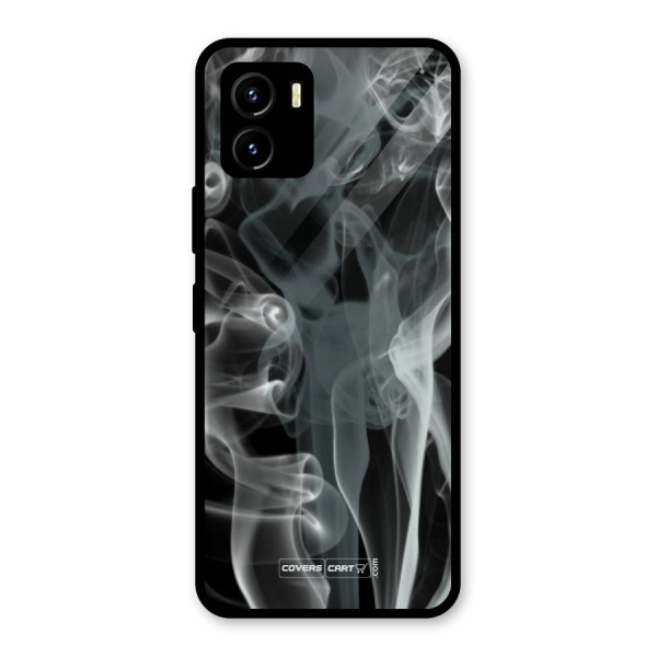 Dense Smoke Glass Back Case for Vivo Y15s