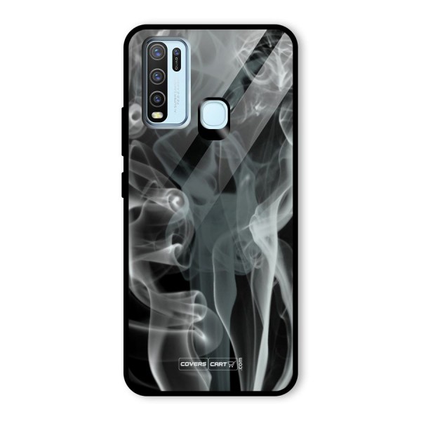 Dense Smoke Glass Back Case for Vivo Y30