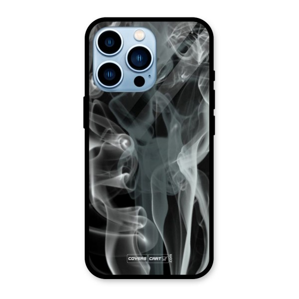 Dense Smoke Glass Back Case for iPhone 13 Pro