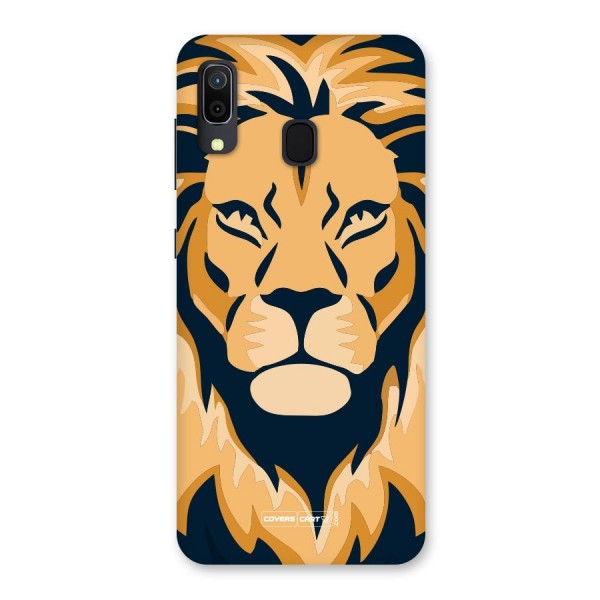 Designer Lion Back Case for Galaxy A20