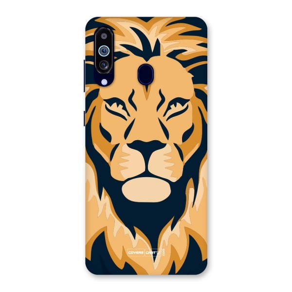 Designer Lion Back Case for Galaxy A60