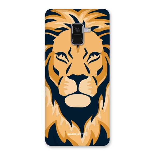 Designer Lion Back Case for Galaxy A8 Plus