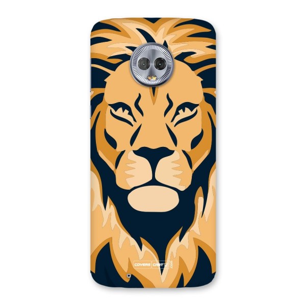 Designer Lion Back Case for Moto G6