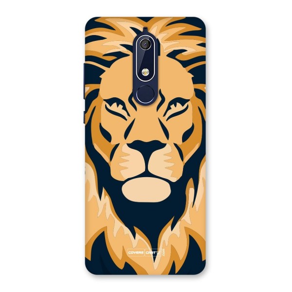 Designer Lion Back Case for Nokia 5.1