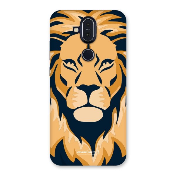 Designer Lion Back Case for Nokia 8.1