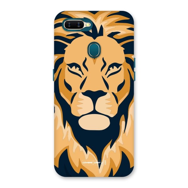 Designer Lion Back Case for Oppo A12