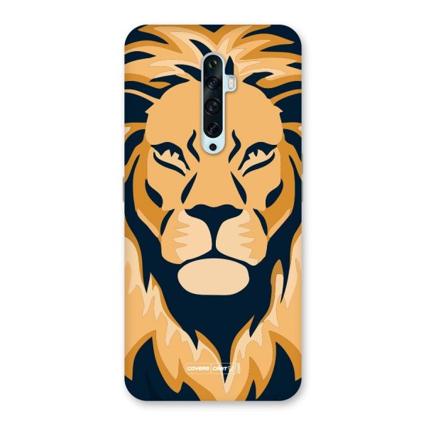 Designer Lion Back Case for Oppo Reno2 Z