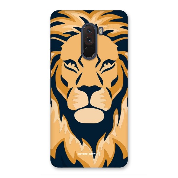 Designer Lion Back Case for Poco F1