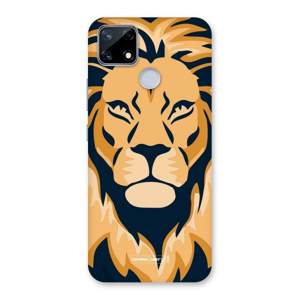 Designer Lion Back Case for Realme Narzo 20