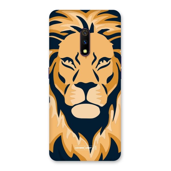 Designer Lion Back Case for Realme X