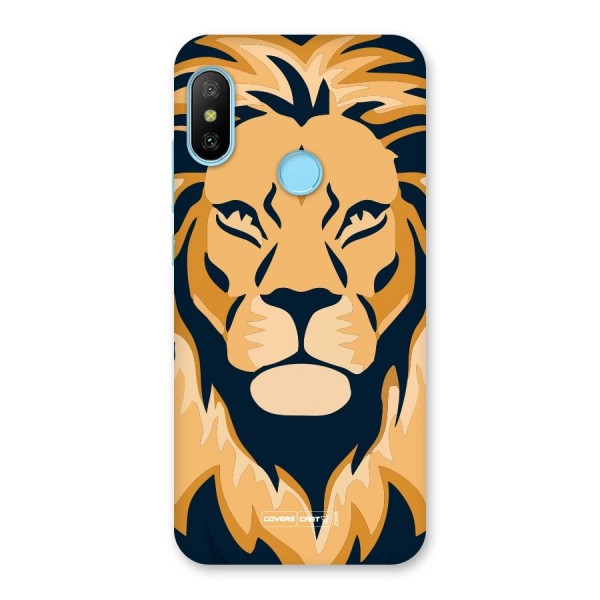 Designer Lion Back Case for Redmi 6 Pro