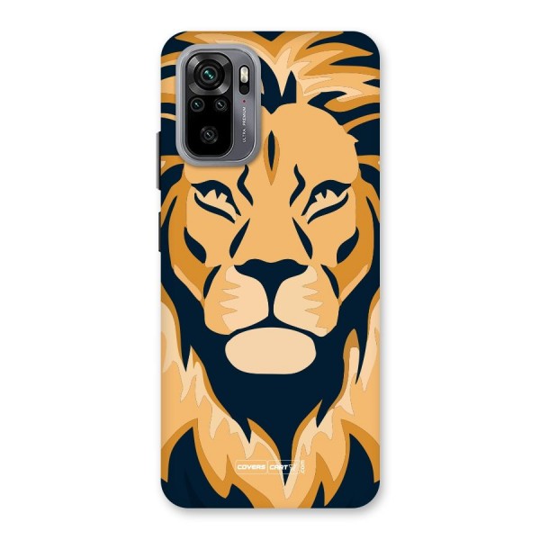 Designer Lion Back Case for Redmi Note 10