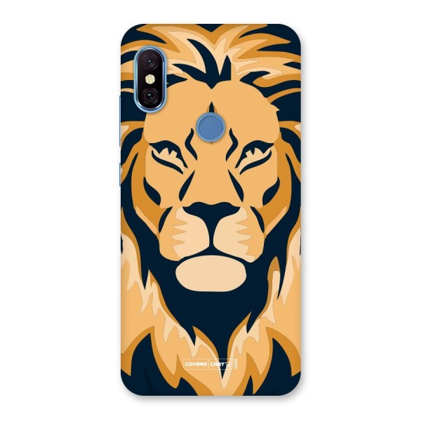 Designer Lion Back Case for Redmi Note 6 Pro