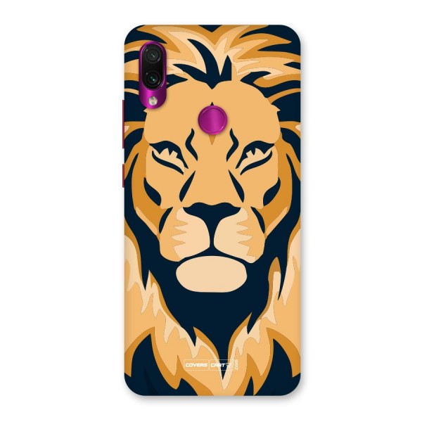 Designer Lion Back Case for Redmi Note 7 Pro