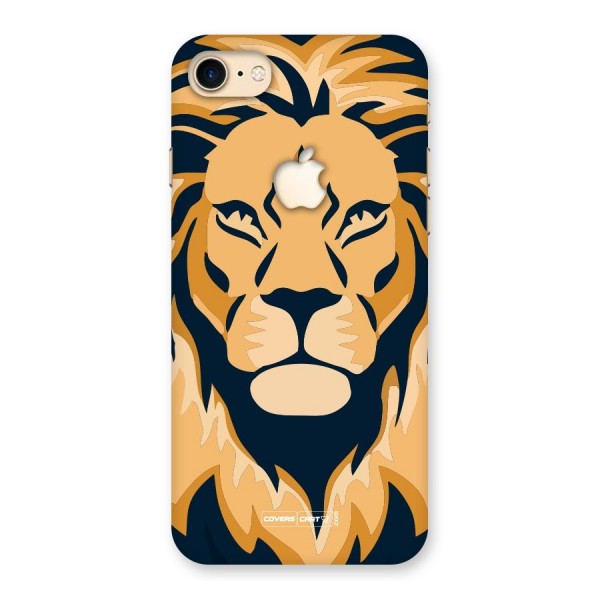 Designer Lion Back Case for iPhone 7 Apple Cut