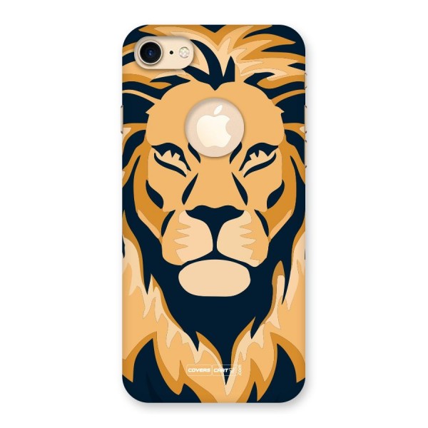 Designer Lion Back Case for iPhone 8 Logo Cut