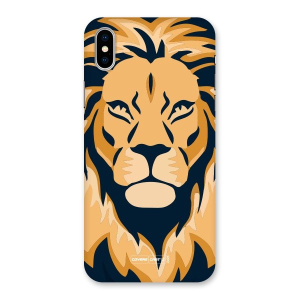 Designer Lion Back Case for iPhone XS