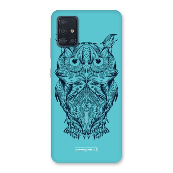 Designer Owl Back Case for Galaxy A51