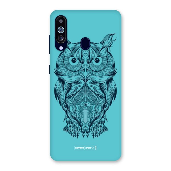 Designer Owl Back Case for Galaxy A60