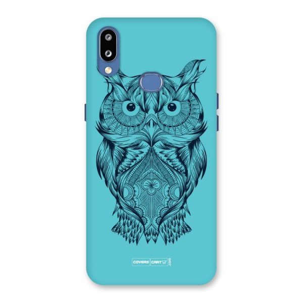 Designer Owl Back Case for Galaxy M01s