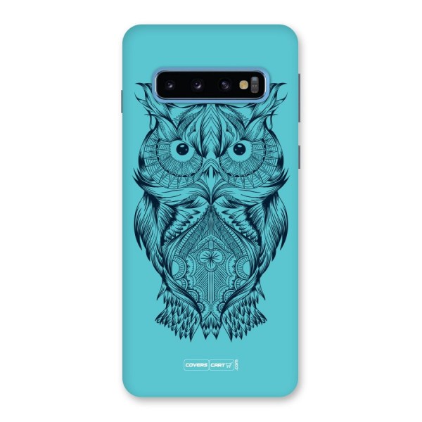 Designer Owl Back Case for Galaxy S10