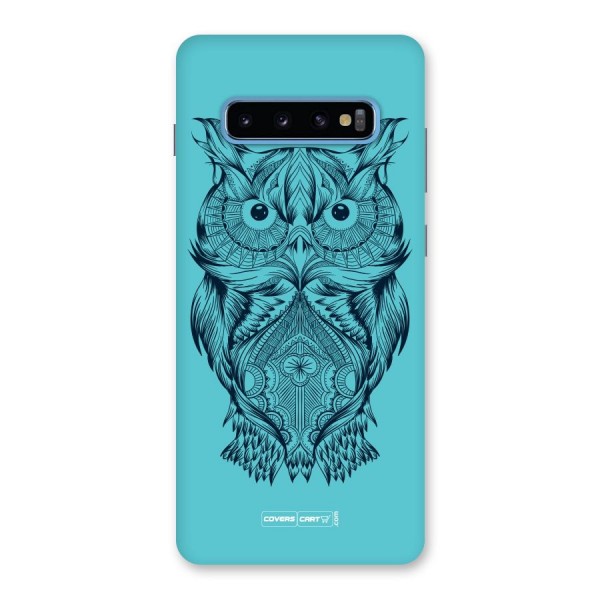 Designer Owl Back Case for Galaxy S10 Plus