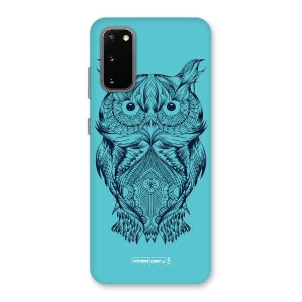 Designer Owl Back Case for Galaxy S20