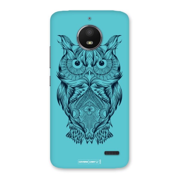 Designer Owl Back Case for Moto E4