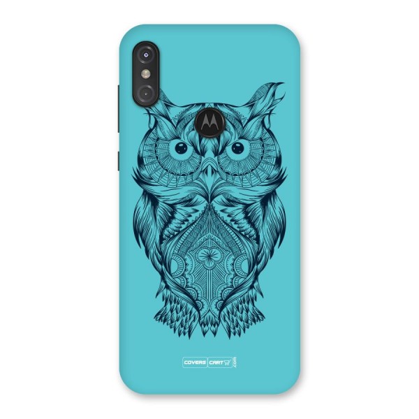 Designer Owl Back Case for Motorola One Power