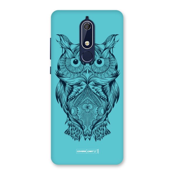 Designer Owl Back Case for Nokia 5.1