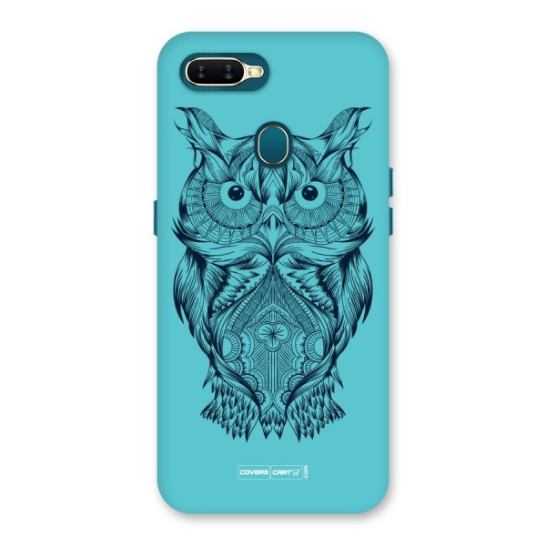 Designer Owl Back Case for Oppo A12