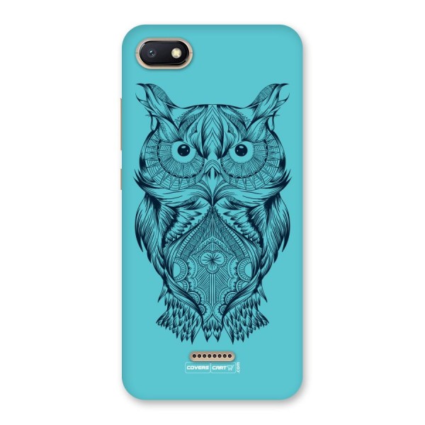 Designer Owl Back Case for Redmi 6A