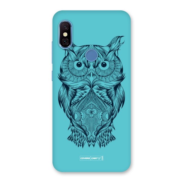 Designer Owl Back Case for Redmi Note 6 Pro