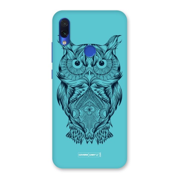 Designer Owl Back Case for Redmi Note 7