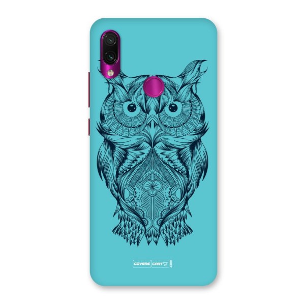 Designer Owl Back Case for Redmi Note 7 Pro