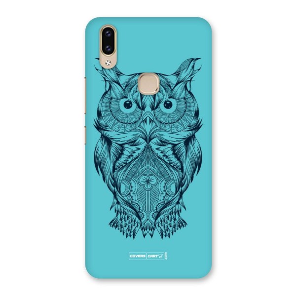 Designer Owl Back Case for Vivo V9