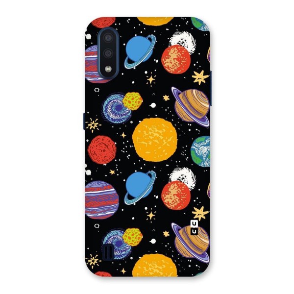 Designer Planets Back Case for Galaxy M01